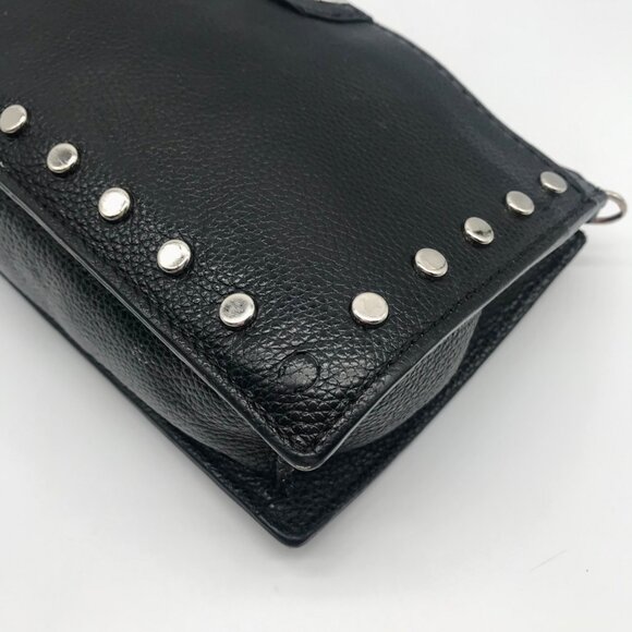 Brighton Black Pebbled Leather Preety Tough Rox Crossbody - Picture 7 of 12